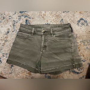 Sage grey American eagle shorts